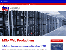 Tablet Screenshot of mgaweb.com